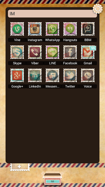 Postage Stamp TSF Shell Theme