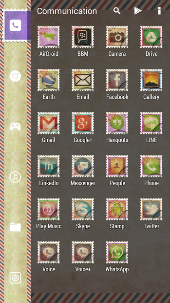 Postage Stamp TSF Shell Theme