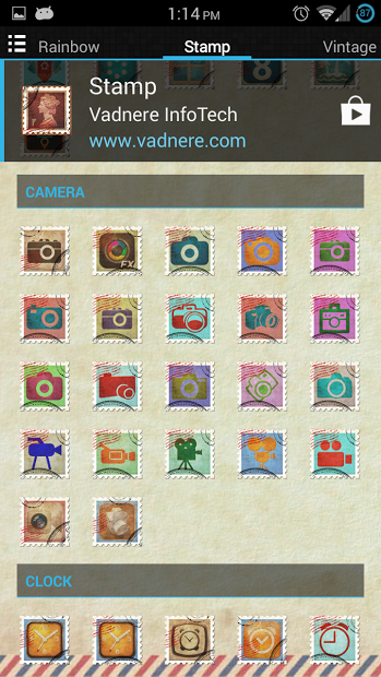 Postage Stamp TSF Shell Theme