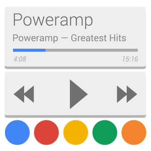 Poweramp 5in1 Now/Card UI Skin 1.1.1