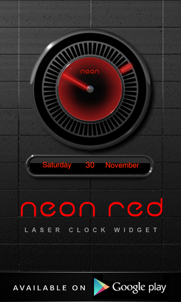 Poweramp Skin NEON RED