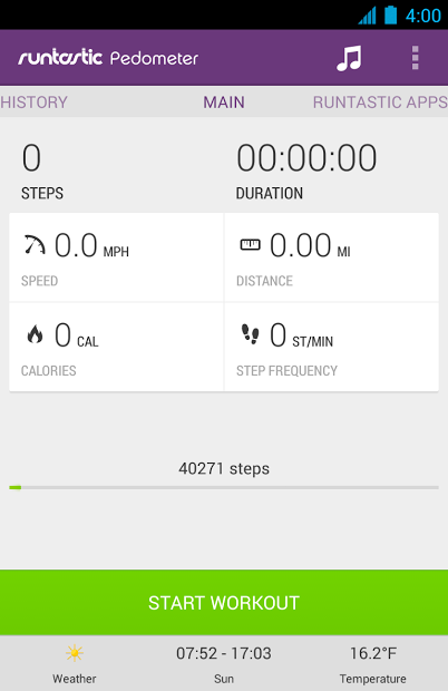 Runtastic Pedometer PRO