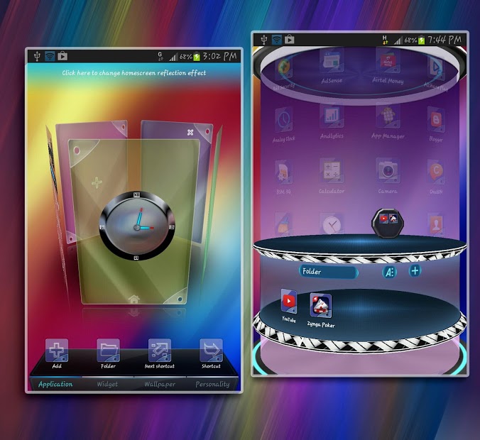 Shine Next Launcher 3D Theme