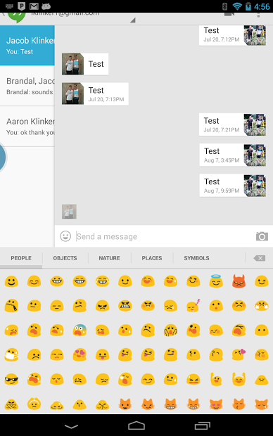 Sliding Emoji Keyboard