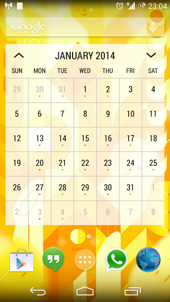 Today - Calendar Widgets