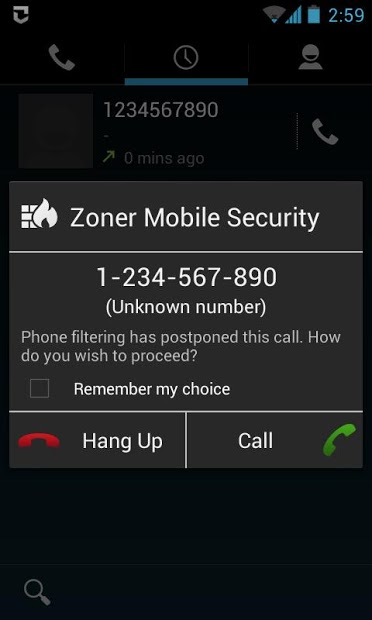 Zoner Mobile Security