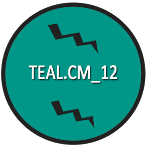 CM12/RR/LS Teal Cm theme 