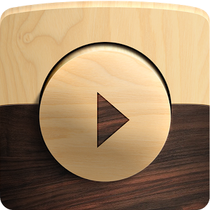 Poweramp skin Wooden 