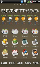 3D ICON Go launcher theme