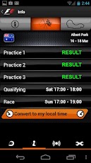 F1 2012 Timing App