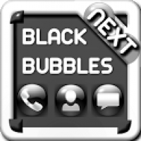 Black Bubbles Next Launcher 3D 1.0