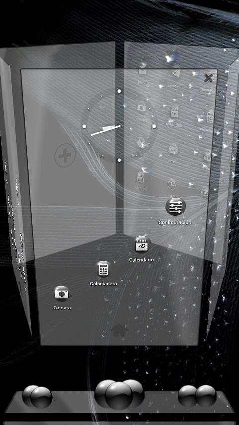 Black Bubbles Next Launcher 3D