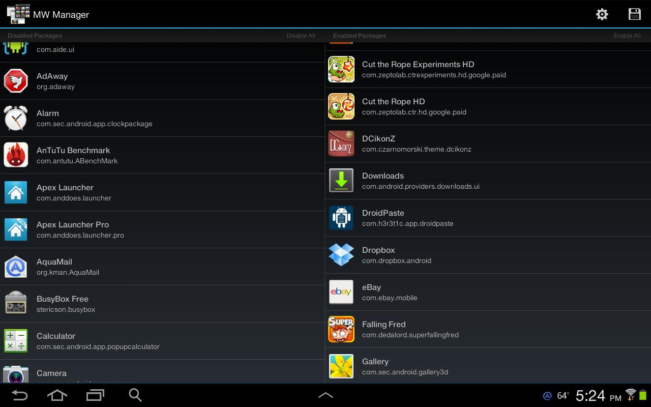 Samsung Multi Window Manager Pro