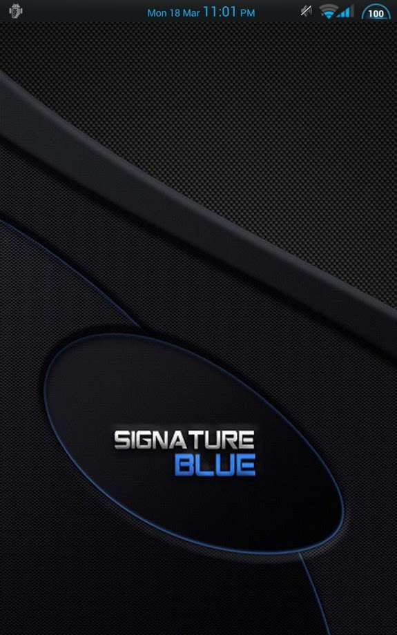 Signature Blue Theme (CM/AOKP)