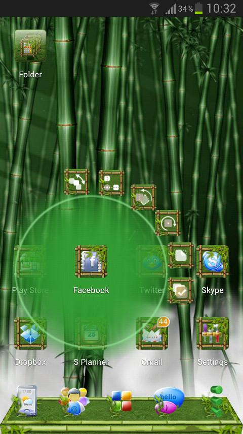 Next Launcher Bamboo Theme