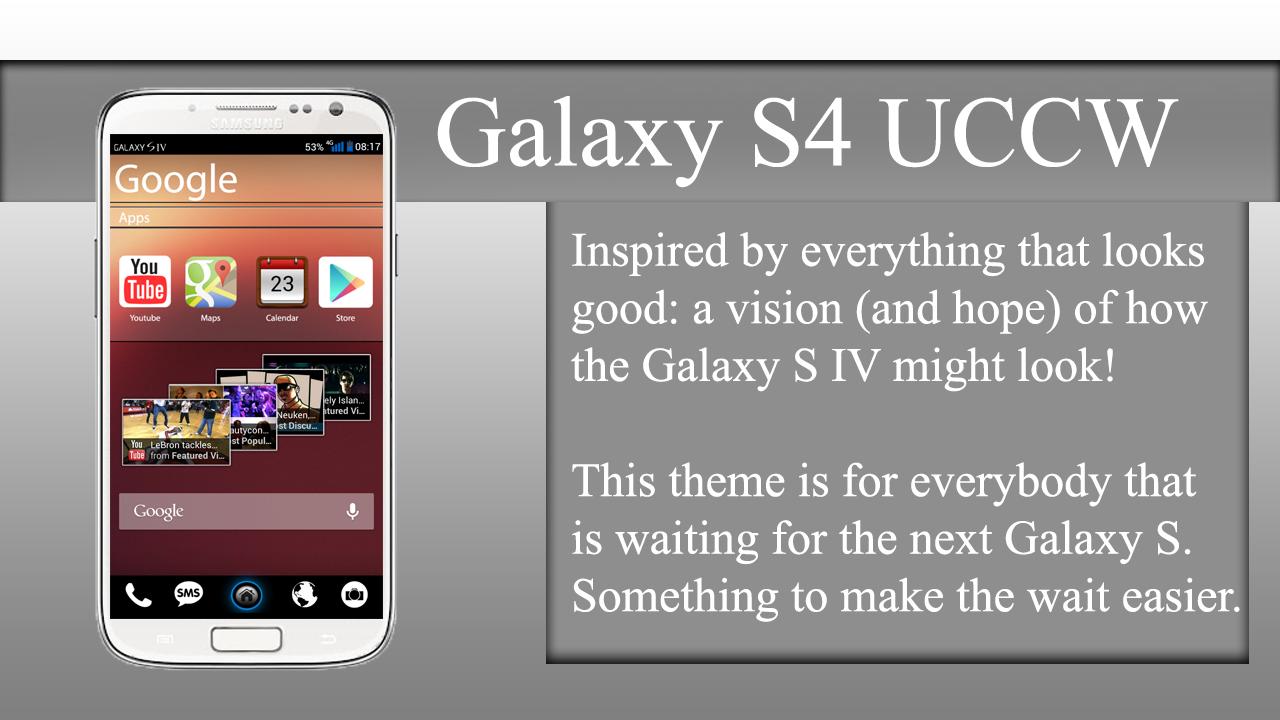 Galaxy S4 theme (UCCW)