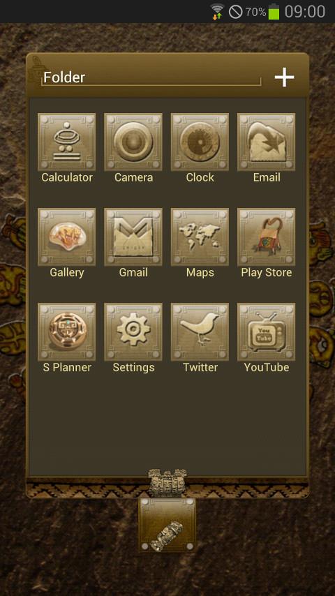 Next Launcher Mayan Theme