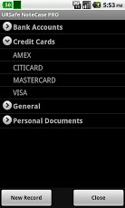 URSafe NoteCase PRO