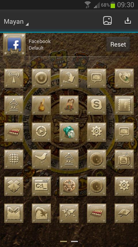 Next Launcher Mayan Theme