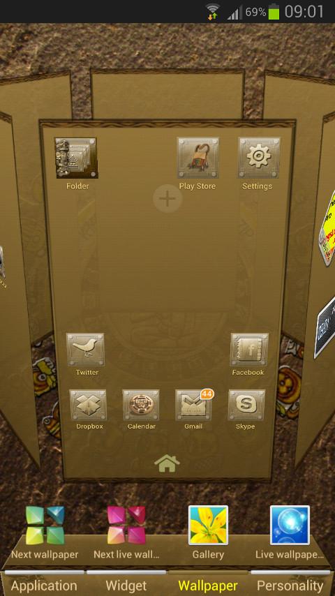 Next Launcher Mayan Theme