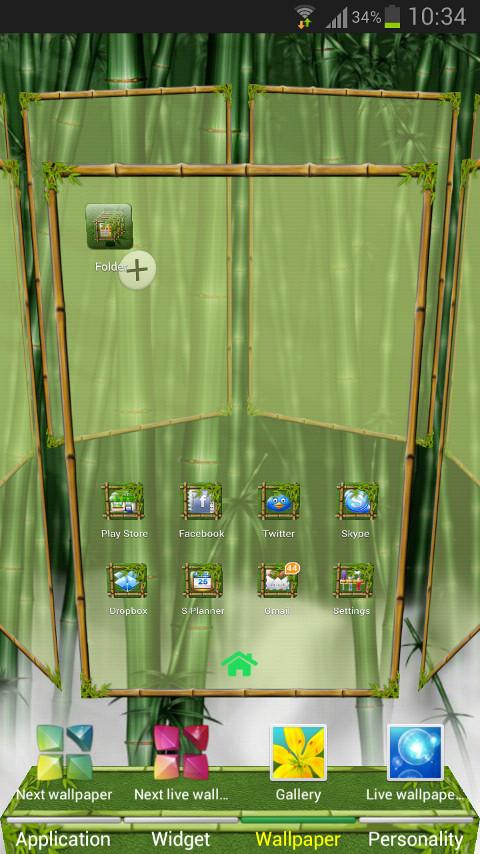 Next Launcher Bamboo Theme