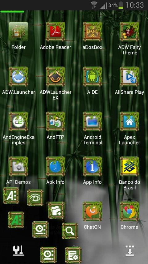 Next Launcher Bamboo Theme