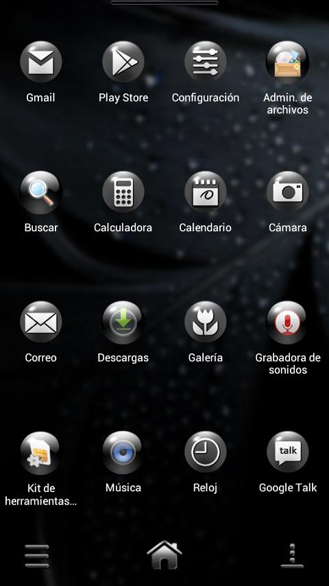 Black Bubbles Next Launcher 3D