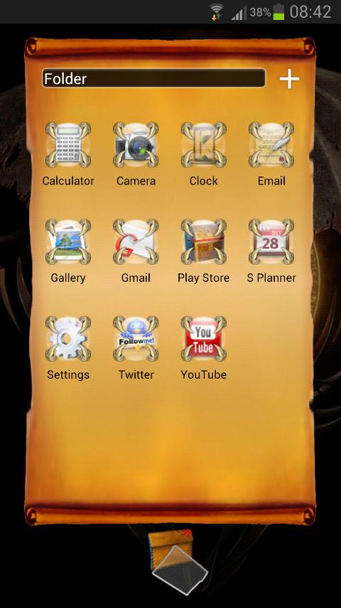 Next Launcher Dragon Theme