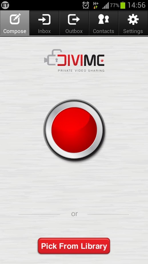 DiviMe - Private Video Sharing