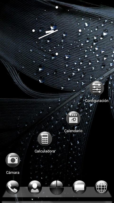 Black Bubbles Next Launcher 3D