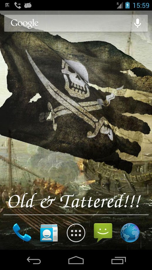 Pirate Flag Live Wallpaper