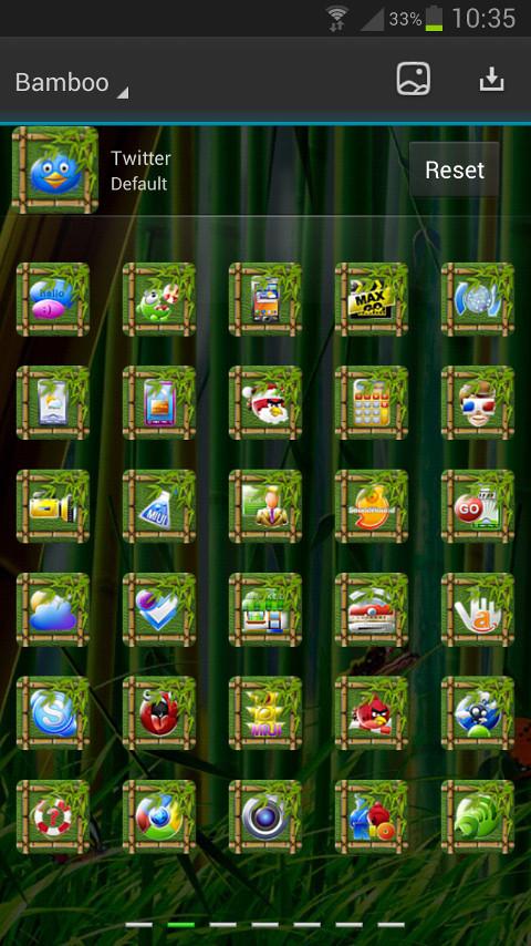 Next Launcher Bamboo Theme