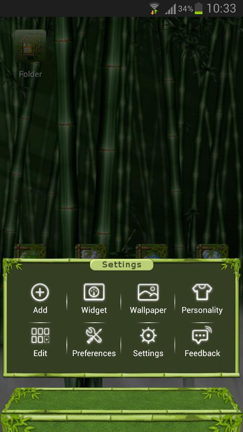 Next Launcher Bamboo Theme