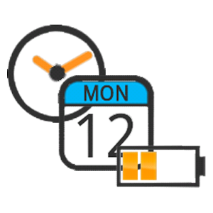 Battery Clock Calendar Full 4.5