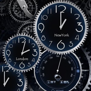 Black Clock Live Wallpaper HD 1.02