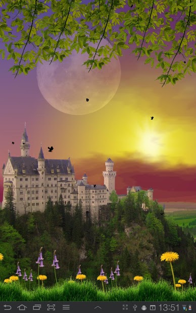 Castle View Live Wallpaper