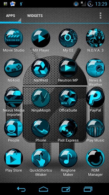 Icon Pack Blue HD OrbiconS