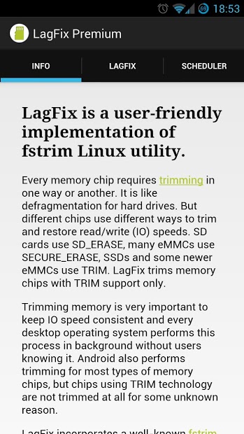 LagFix (fstrim) Premium