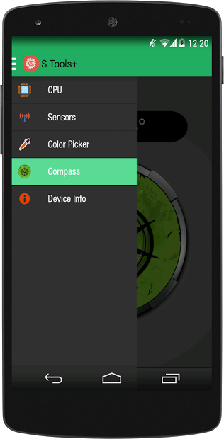 S Tools+ Sensors And Compass