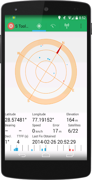 S Tools+ Sensors And Compass