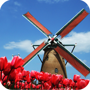 Tulip Windmill Live Wallpaper 2.20