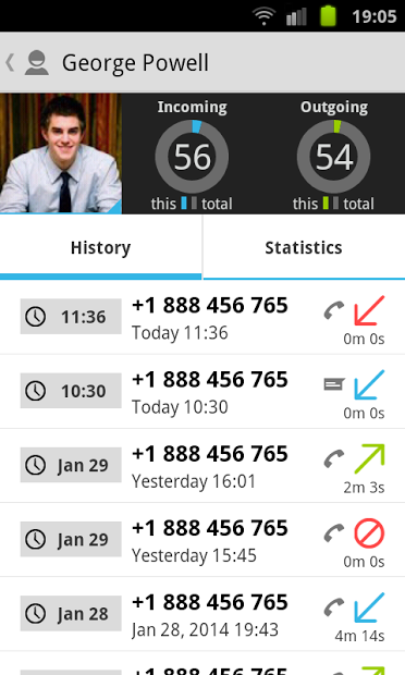 Unlimited Call Log