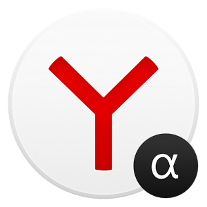 Yandex Browser Alpha