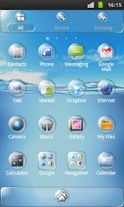 Clear Theme 4 GO Launcher EX