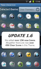 Clear Theme 4 GO Launcher EX