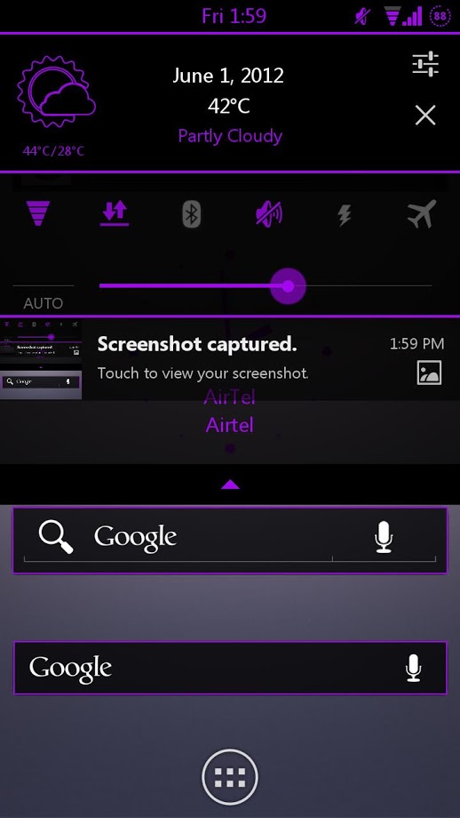 Violet (CM10 AOKP Theme)