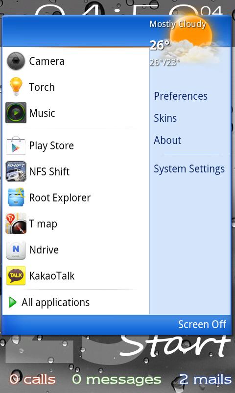 Windows XP skin for Start menu