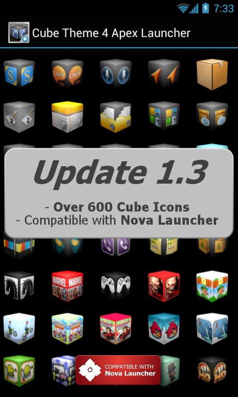 Cube Theme 4 Apex Launcher