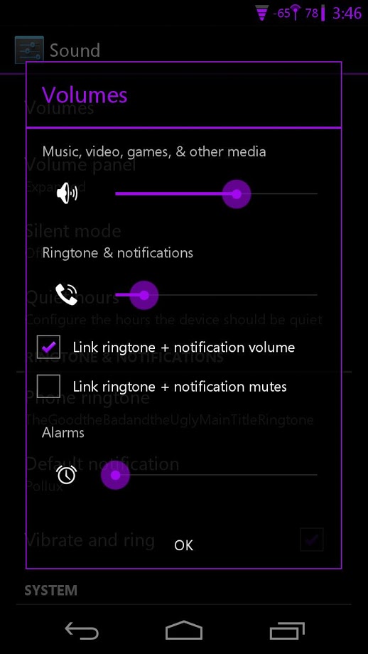 Violet (CM10 AOKP Theme)