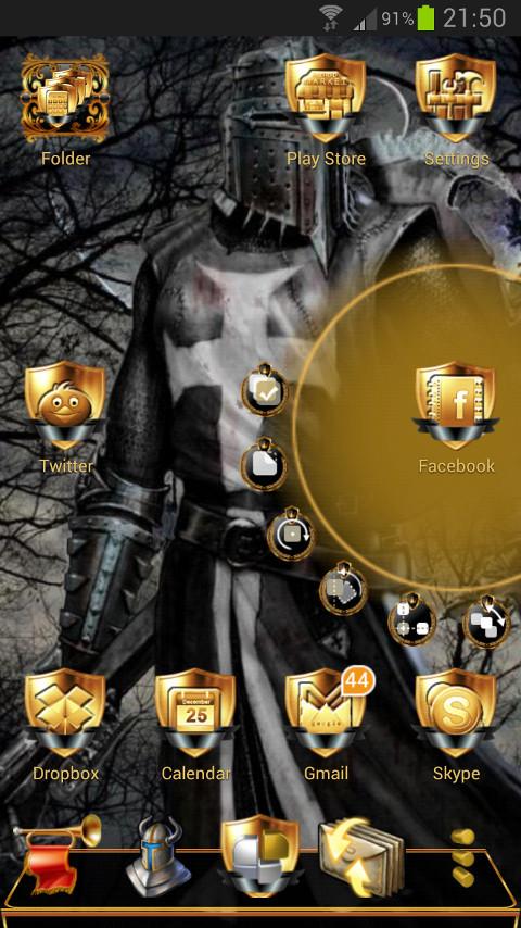 Next Launcher Knight Theme